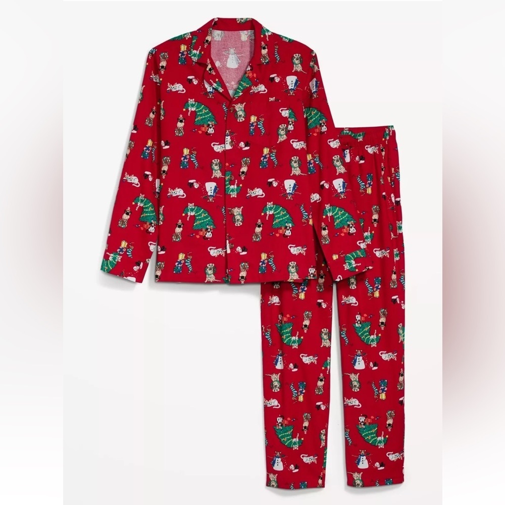 OLD NAVY flannel pajama set